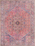 Unique Loom Timeless Simon Machine Made Abstract Rug Red, Beige/Blue/Brown/Green/Violet/Navy Blue 7' 10" x 10' 0"