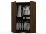 Manhattan Comfort Mulberry Contemporary - Modern Wardrobe/ Armoire/ Closet Brown 108GMC5