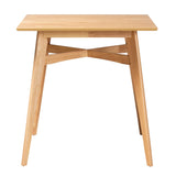 Baxton Studio Leena Mid-Century Modern Finished Wood Counter Height Pub Table Natural Oak Leena-Natural Oak-PT