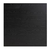 Baxton Studio Leena Mid-Century Modern Finished Wood Counter Height Pub Table Black Leena-Black-PT