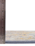Unique Loom Whitney Milano Machine Made Medallion Rug Sky Blue, Ivory/Light Blue/Pink/Gray 2' 7" x 12' 0"