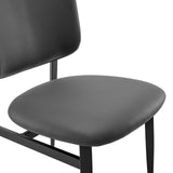 EuroStyle Felipe Side Chair Gray 30947-GRY