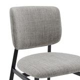 EuroStyle Felipe Side Chair Gray 30948-GRY