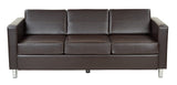 OSP Home Furnishings Pacific Sofa Couch Espresso