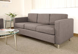 OSP Home Furnishings Pacific Sofa Couch Cement