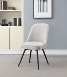 OSP Home Furnishings Martel Swivel Chair Cream