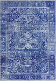 Unique Loom Timeless Peter Machine Made Abstract Rug Navy Blue,  8' 4" x 12' 2"