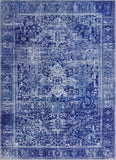 Unique Loom Timeless Peter Machine Made Abstract Rug Navy Blue,  7' 7" x 10' 6"