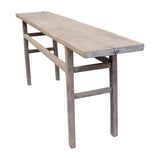 Lilys Vintage Console Table Small About 3-5’ Long Weathered Natural (Size & Color Vary) 7002-S