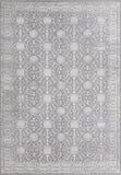 Unique Loom Timeless Florence Machine Made Border Rug Gray, Ivory 8' 4" x 12' 2"