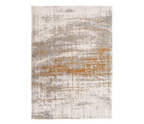 Louis de Pootere Mad Men Griff 100% PET Poly Mechanically Woven Jacquard Flatweave Contemporary / Modern Rug Columbus Gold 7'10"