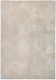 Louis de Pootere Meditation Coral 100% PET Poly Mechanically Woven Jacquard Flatweave Contemporary / Modern Rug Shell Beige 4'7"