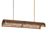 Woodbine Chestnut Rectangular Chandelier