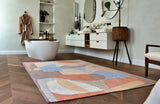 Louis de Pootere Gallery Shapes 100% PET Poly Mechanically Woven Jacquard Flatweave Abstract Rug Secret 7'10"