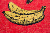 Louis de Pootere Pop Banana 100% PET Poly Mechanically Woven Jacquard Flatweave Novelty / Seasonal Rug Miami Red 7'10"