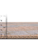 Unique Loom Timeless Peter Machine Made Abstract Rug Light Brown, Gray/Ivory/Yellow/Green 7' 6" x 7' 7"