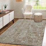 Dalyn Rugs Aberdeen AB2 Machine Made 100% Polyester Microfiber Casual Rug Driftwood 8' x 10' AB2DR8X10