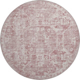 Dalyn Rugs Aberdeen AB2 Machine Made 100% Polyester Microfiber Casual Rug Rose 8' x 8' AB2RS8RO