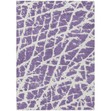 Addison Rugs Chantille ACN501 Machine Made Polyester Transitional Rug Purple Polyester 10' x 14'