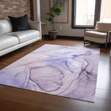 Addison Rugs Chantille ACN502 Machine Made Polyester Transitional Rug Purple Polyester 10' x 14'