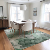 Addison Rugs Chantille ACN504 Machine Made Polyester Transitional Rug Green Polyester 10' x 14'
