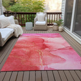 Addison Rugs Chantille ACN507 Machine Made Polyester Transitional Rug Pink Polyester 10' x 14'