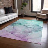 Addison Rugs Chantille ACN508 Machine Made Polyester Transitional Rug Aloe Polyester 10' x 14'