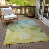 Addison Rugs Chantille ACN508 Machine Made Polyester Transitional Rug Green Polyester 10' x 14'