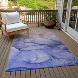 Addison Rugs Chantille ACN508 Machine Made Polyester Transitional Rug Navy Polyester 10' x 14'