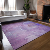 Addison Rugs Chantille ACN511 Machine Made Polyester Transitional Rug Purple Polyester 10' x 14'