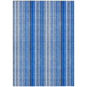 Addison Rugs Chantille ACN543 Machine Made Polyester Transitional Rug Blue Polyester 10' x 14'