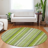 Addison Rugs Chantille ACN543 Machine Made Polyester Transitional Rug Green Polyester 8' x 8'