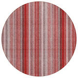 Addison Rugs Chantille ACN543 Machine Made Polyester Transitional Rug Red Polyester 8' x 8'
