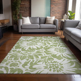 Addison Rugs Chantille ACN551 Machine Made Polyester Transitional Rug Aloe Polyester 10' x 14'