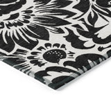 Addison Rugs Chantille ACN551 Machine Made Polyester Transitional Rug Black Polyester 10' x 14'