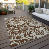 Addison Rugs Chantille ACN551 Machine Made Polyester Transitional Rug Brown Polyester 10' x 14'