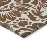 Addison Rugs Chantille ACN551 Machine Made Polyester Transitional Rug Brown Polyester 10' x 14'