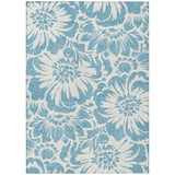 Addison Rugs Chantille ACN551 Machine Made Polyester Transitional Rug Denim Polyester 10' x 14'
