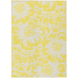 Addison Rugs Chantille ACN551 Machine Made Polyester Transitional Rug Yellow Polyester 10' x 14'