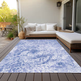 Addison Rugs Chantille ACN553 Machine Made Polyester Transitional Rug Blue Polyester 10' x 14'