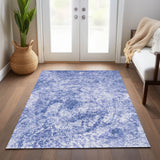 Addison Rugs Chantille ACN553 Machine Made Polyester Transitional Rug Blue Polyester 10' x 14'