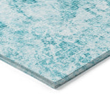 Addison Rugs Chantille ACN553 Machine Made Polyester Transitional Rug Teal Polyester 10' x 14'