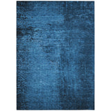 Addison Rugs Chantille ACN554 Machine Made Polyester Transitional Rug Navy Polyester 10' x 14'