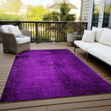 Addison Rugs Chantille ACN554 Machine Made Polyester Transitional Rug Purple Polyester 10' x 14'