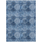 Addison Rugs Chantille ACN557 Machine Made Polyester Transitional Rug Navy Polyester 10' x 14'