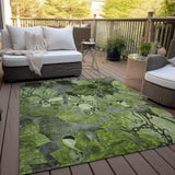 Addison Rugs Chantille ACN558 Machine Made Polyester Transitional Rug Fern Polyester 10' x 14'