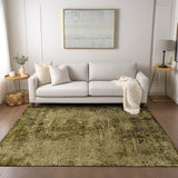 Addison Rugs Chantille ACN559 Machine Made Polyester Transitional Rug Brown Polyester 10' x 14'