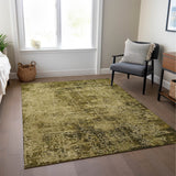 Addison Rugs Chantille ACN559 Machine Made Polyester Transitional Rug Brown Polyester 10' x 14'