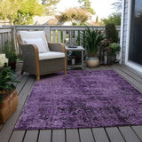 Addison Rugs Chantille ACN559 Machine Made Polyester Transitional Rug Purple Polyester 10' x 14'