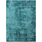 Addison Rugs Chantille ACN559 Machine Made Polyester Transitional Rug Teal Polyester 10' x 14'